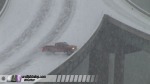 Cars slide, crash on icy Interstate bridge